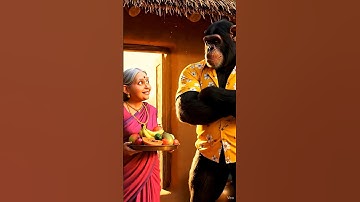 the monkey boy and mother #viral #shorts #comedy
