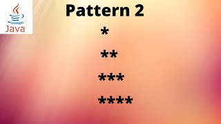 Pattern Program 2