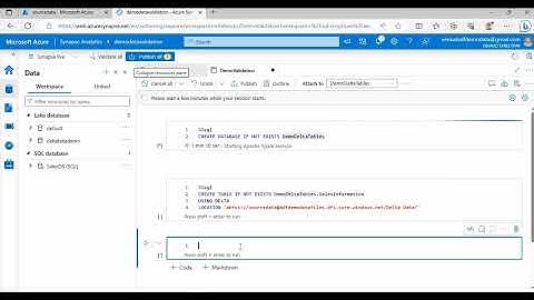 Understand about How to Create Delta Tables using Azure Synapse Analytics