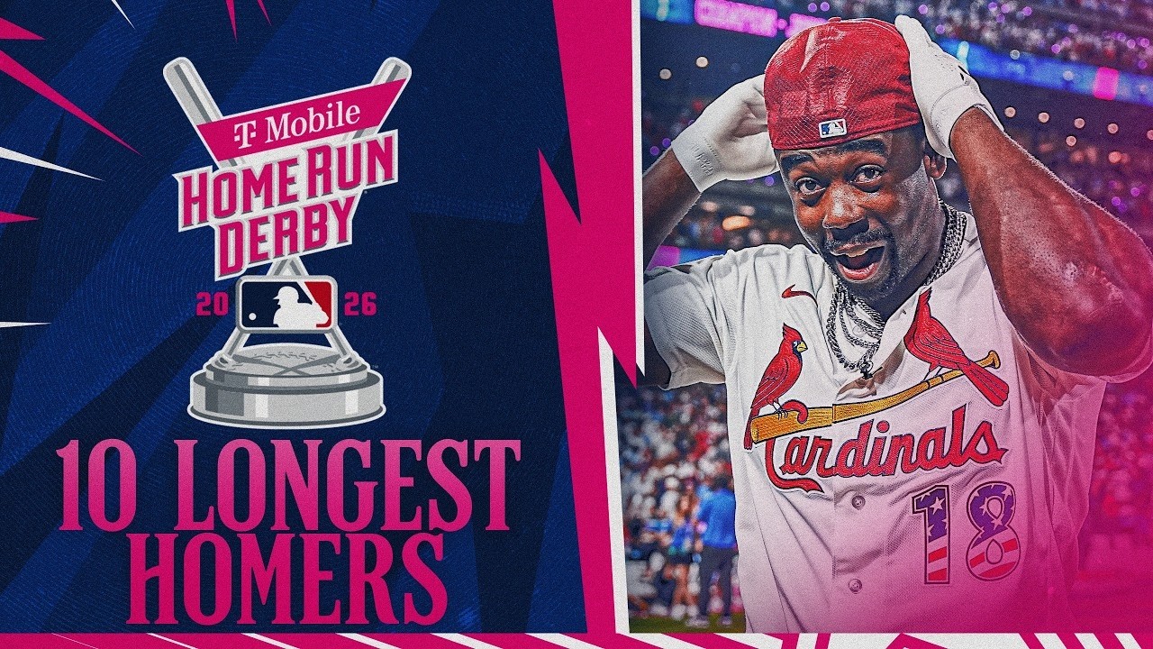 Home Run Derby champion Jordan Walker hit a 5,558 feet worth of homers! 💪 Here were his 10 longest 😳