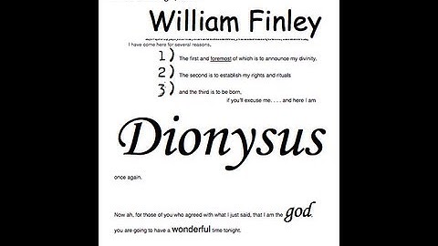 Dionysus in 