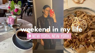 NYC WEEKEND VLOG: ZARA sale haul and try on, pack with me for vacation, run errands with me in NYC