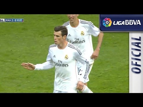 Golazo de Bale (2-0) en el Real Madrid - Elche CF