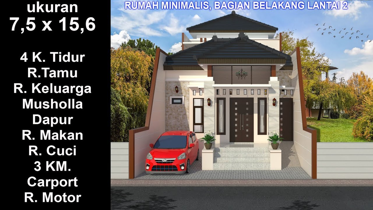 85 Gambar Rumah Minimalis Ukuran 5x15 Terlengkap Neos 