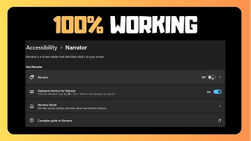 EASY WAYS On How TURN OFF Or DISABLE Narrator Or Text Speech In Laptop Or Computer