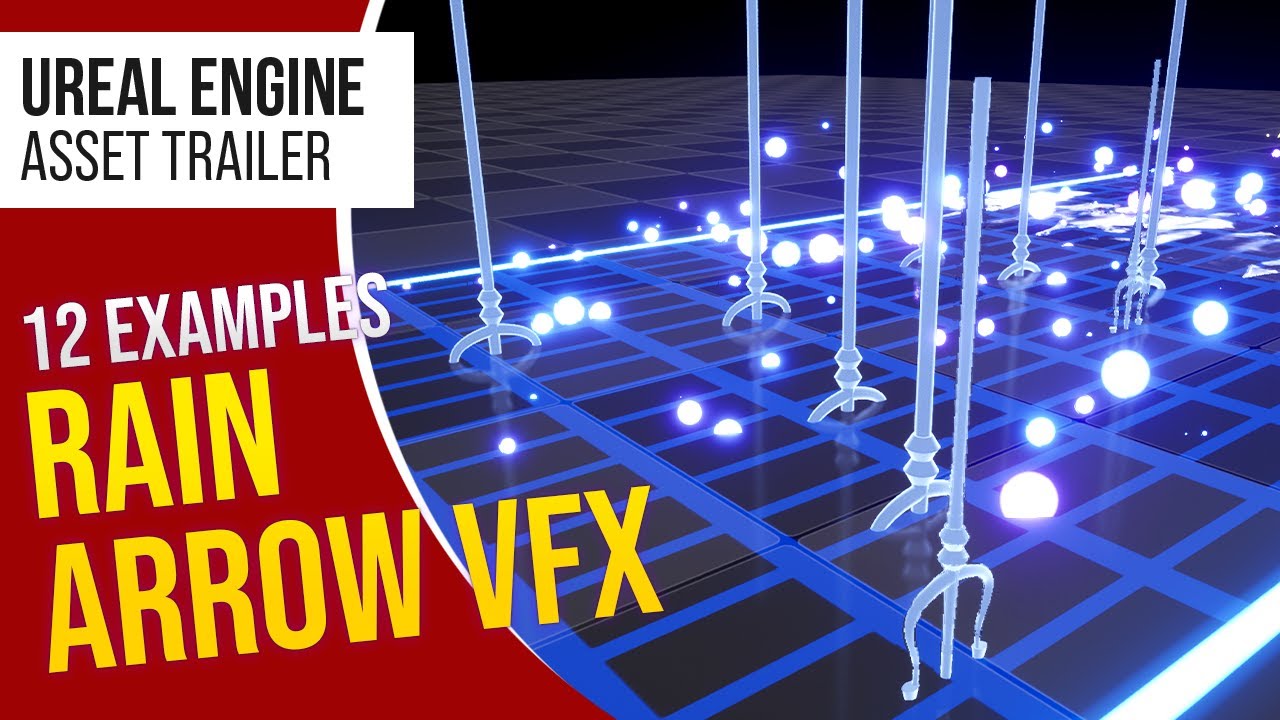 Unreal Engine 5 - Rain Arrow FX Pack l UE 5 (Trailer) - YouTube