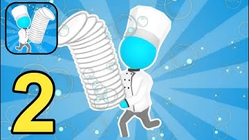 Buffet Boss - Gameplay Walkthrough Part 2 New Areas Upgrade ( Android,iOS )