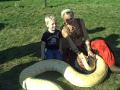 Snake petting