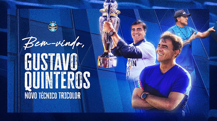 Gustavo Quinteros é o novo técnico do Grêmio