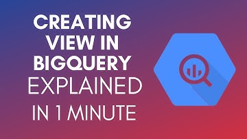 How To Create View In BigQuery? (2024)