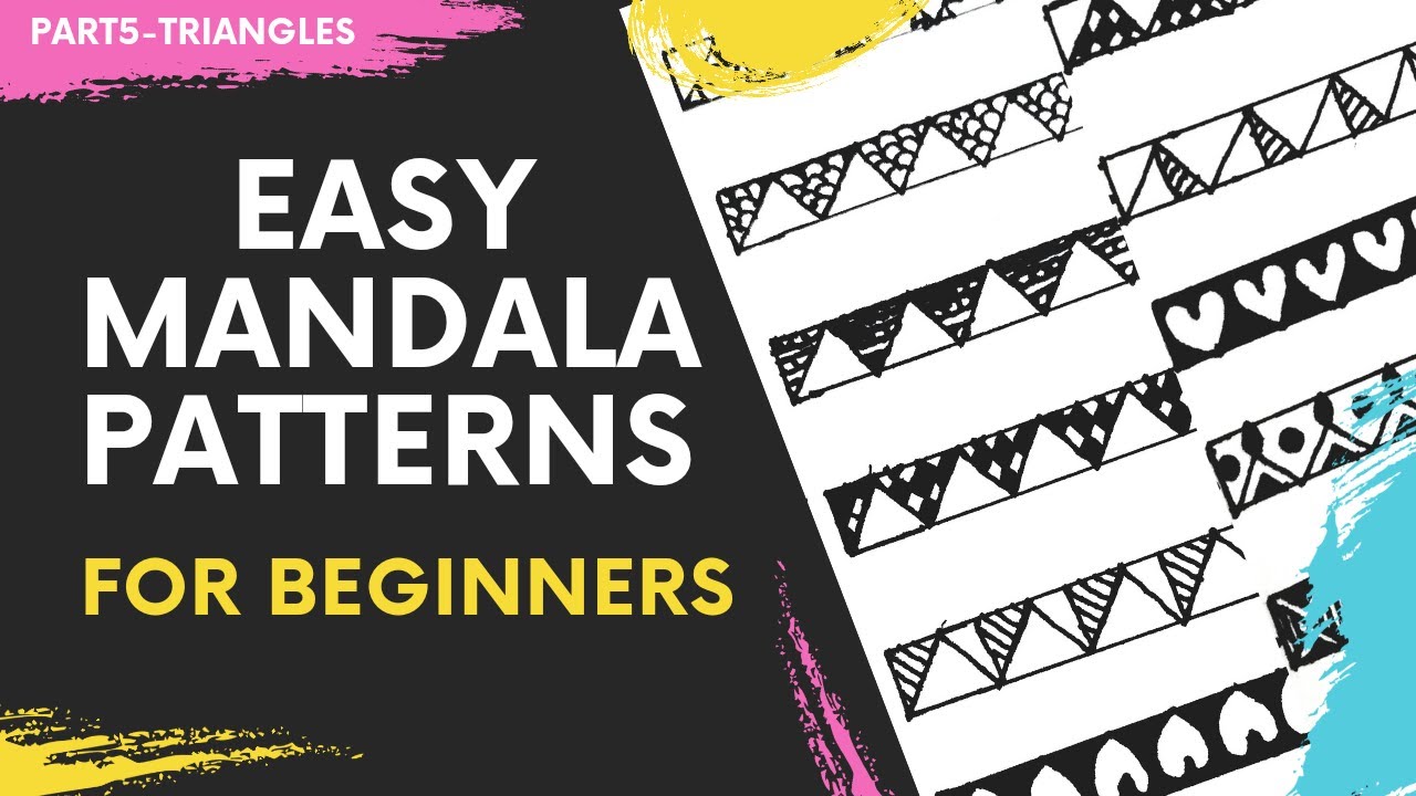 Easy Mandala Patterns for Beginners - Step by Step Tutorial | Mandala