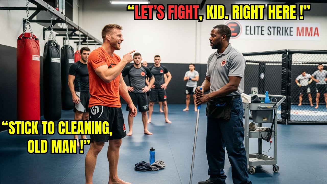 Тренер ММА посмеялся над своим чернокожим уборщиком, но его первый удар изменил его настрой