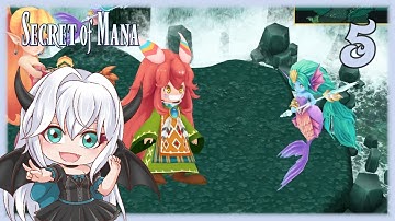 【 Secret of Mana Remaster 】 5 - Water Palace & Undine | 100% Completion Guide