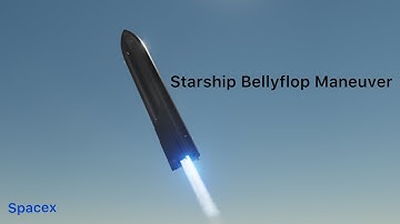 Automated Starship Bellyflop Maneuver. Simple Rockets 2