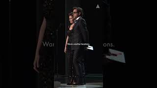 Robert Downey Jr. & Tina Fey Compare Acting & Writing Notes at the 82nd #Oscars