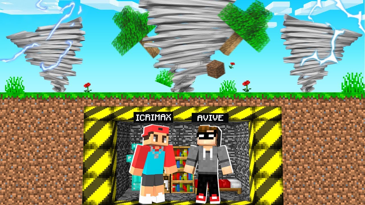 TORNADO vs SICHERSTER BUNKER in Minecraft!