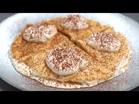 Super Delicious Tiramisu crepes Dessert