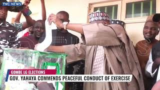 Governor Inuwa Yahaya Commends Peaceful Conduct Of LG Elections In Gombe