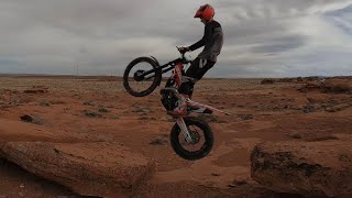 Moto Trials on Mars! Devon Jones #dirtriderswest #motorcycles #trialsbike #mototrials #dirtbike