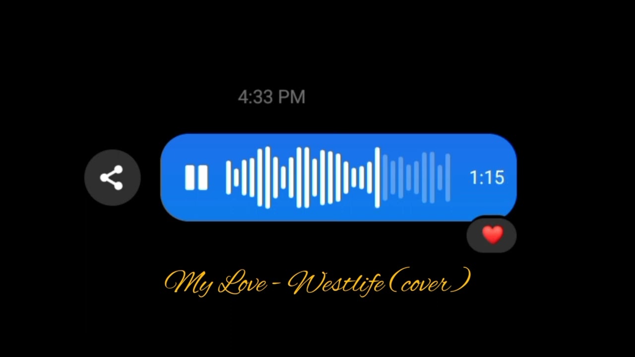 My Love - Westlife (cover)