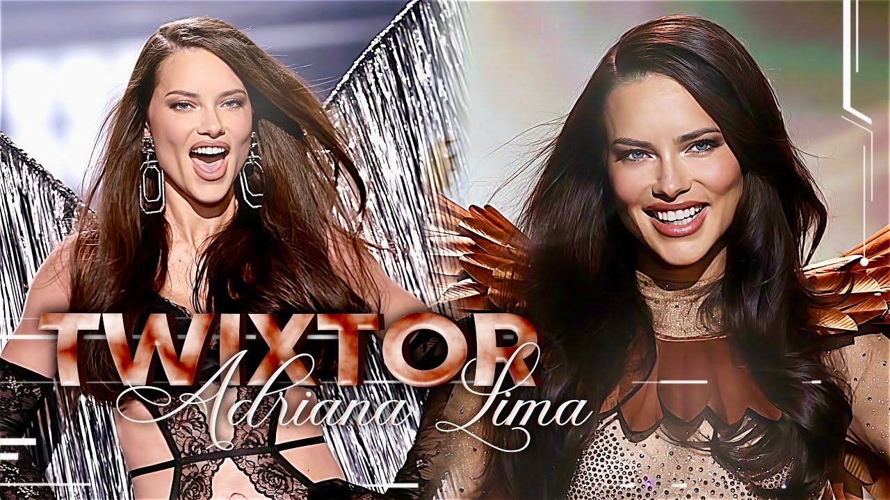 TWIXTOR CLIPS 4K ADRIANA LIMA VICTORIA'S SECRET FASHION SHOW 2025