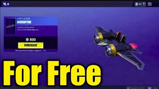 New How To Get The Disruptor Glider For Free Fortnite Battle Royale