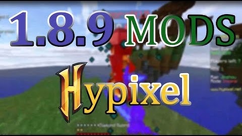 HYPIXEL 1.8.9 MODS - TOGGLE SPRINT, 1.7 ANIMATIONS, STATUS EFFECT AND MORE!