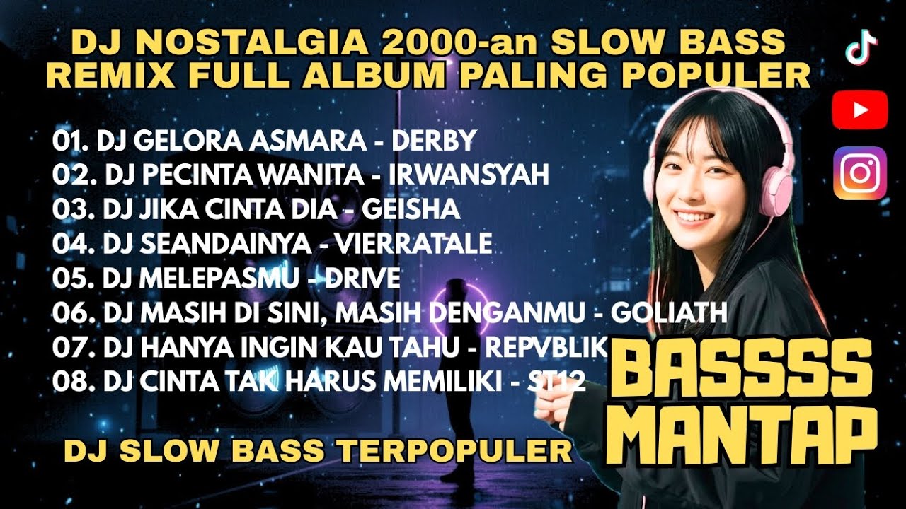 DJ LAGU NOSTALGIA 2000AN SLOW BASS VIRAL 🔥 FULL ALBUM POP INDO PALING DICARI 2026