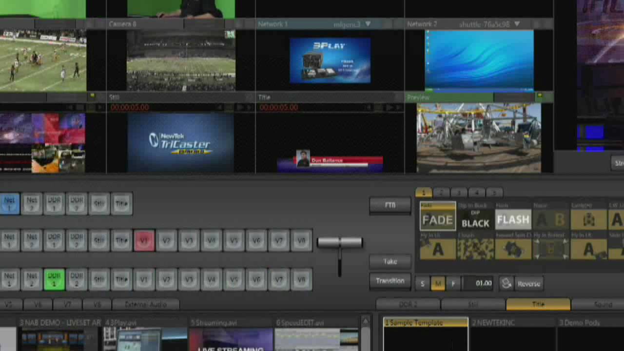 video mixer free download NewTek TriCaster TCXD850 NAB Demonstration