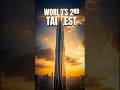 WORLD’S 2ND TALLEST — Built in 60 Seconds #burjkhalifa #skyscraperconstruction #top #construction
