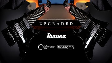 drop tuning riffs on modded Ibanez RGIXL7 evertune lundgren M7