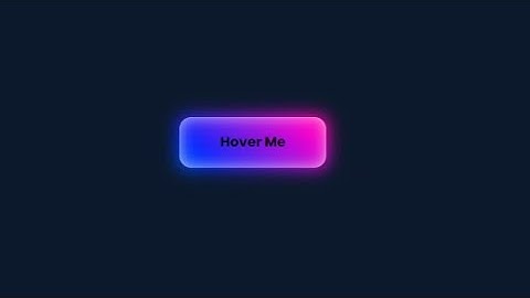 CSS Glowing Button - How to Design Glowing Button with Hover Effects [Pure CSS] #css #html #video