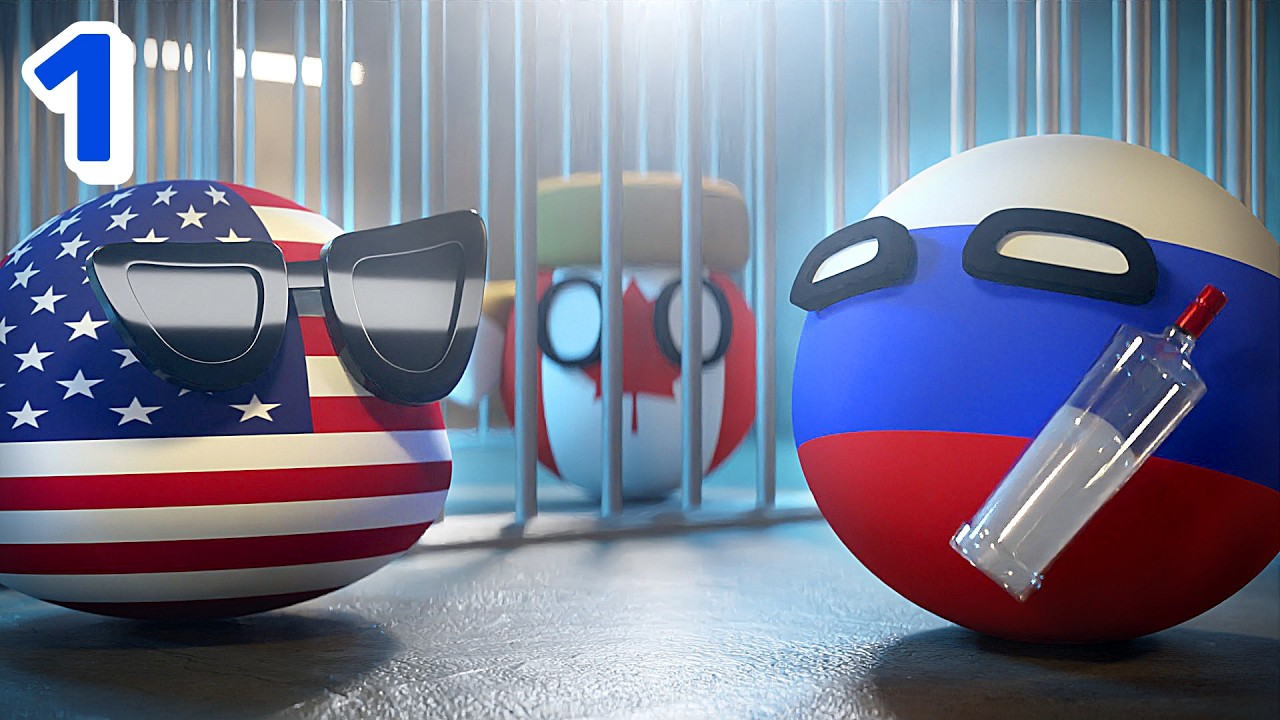 COUNTRIES IN PRISON | Countryballs Animation