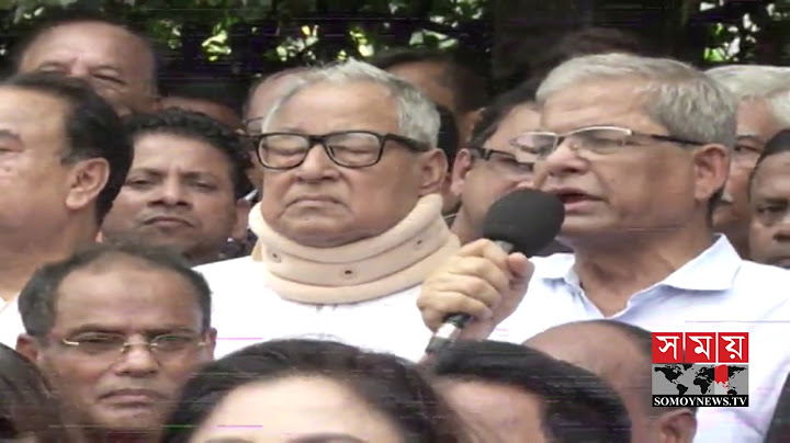 অবৈধ সরকারেক ক্ষমতা থেকে নামাতে রাজপথে নামার আহ্বান | Mirza Fakhrul Islam Alamgir | Somoy TV