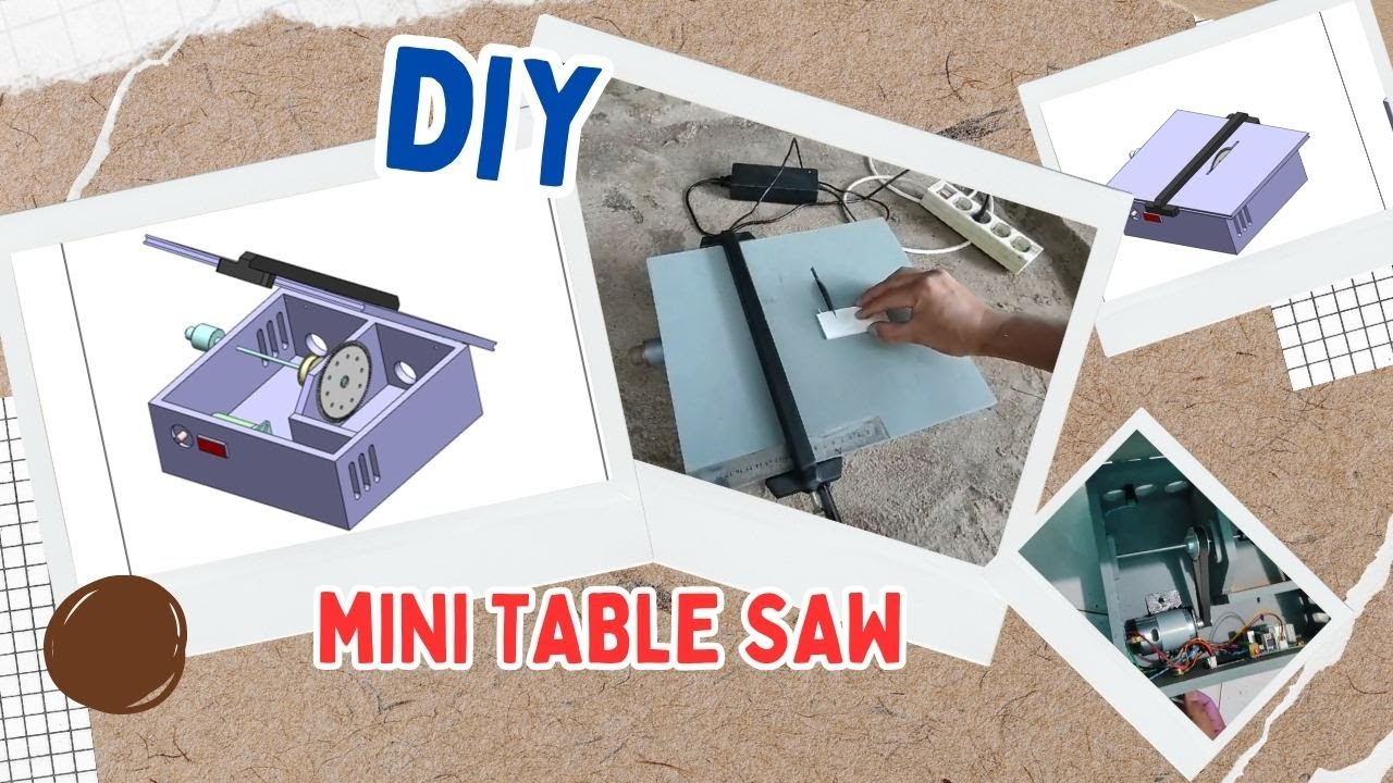 DIY Mini table saw for Cutting PVC Plates