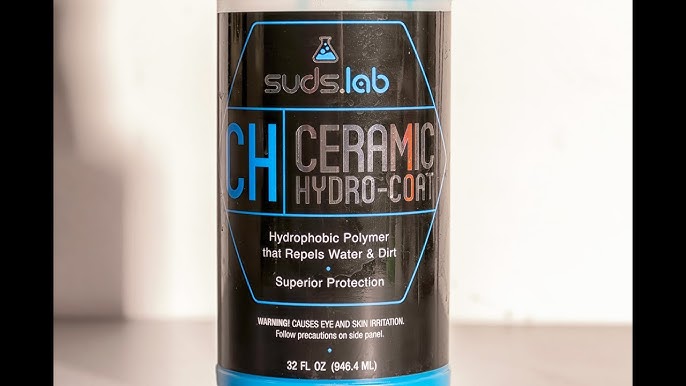 suds.lab Suds Lab CH Ceramic Hydro-Coat Hydrophobic Car Sealant Water  Activated Spray Easy To Use and Dirt Repelling Finish Treatment For All  Vehicles