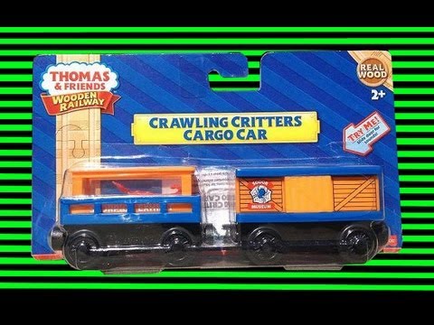2013 Crawling Critters Cargo Car 2 Pack - Thomas The Tank Engine & Friends Wooden Toy Train Railway