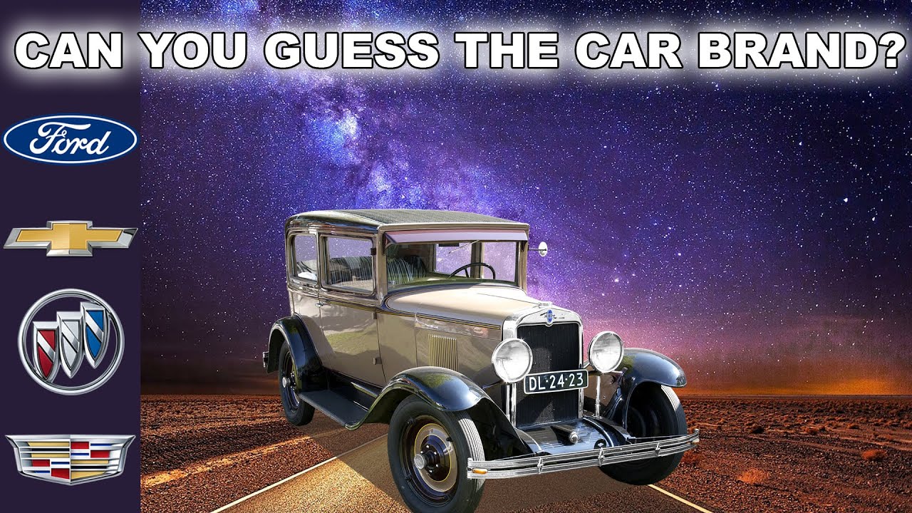 Vintage car logo quiz | Guess the car brand based on the car in the photo | Car logo quiz