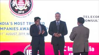 TELECOMMUNICATIONS CONSULTANTS INDIA LIMITED - INDIA’S MOST TRUSTED COMPANIES AWARDS 2019 TELECOMMUNICATIONS CONSULTANTS INDIA LIMITED - INDIA’S MOST TRUSTED COMPANIES AWARDS 2019