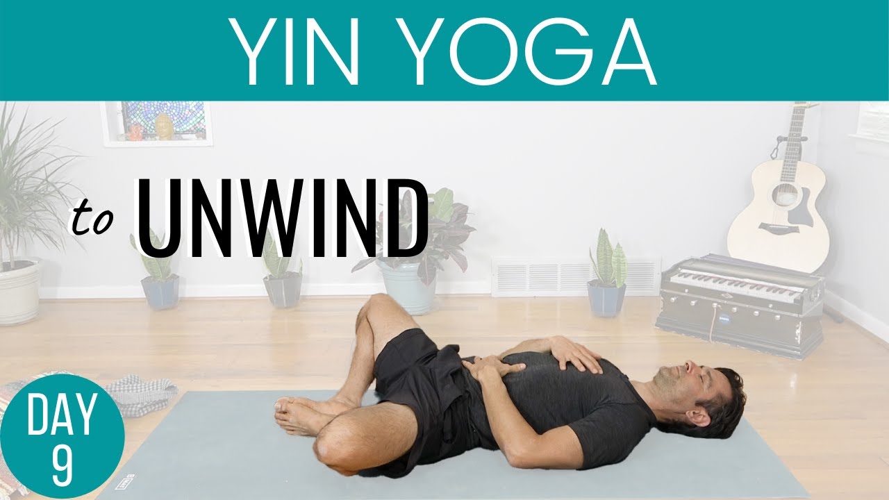 Yin Yoga to Unwind | 30 Day Yoga Challenge - Day 9 | David O Yoga - YouTube