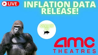 STOCK MARKET LIVE AND AMC WITH SHORT THE VIX! INFLATION DATA RELEASE!!