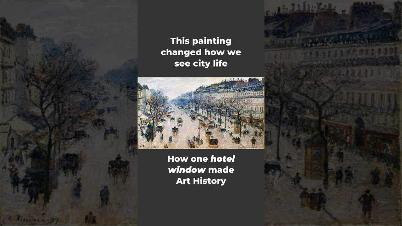 The First ‘Drone View’ in Art History? Camille Pissarro, 1897 🎨