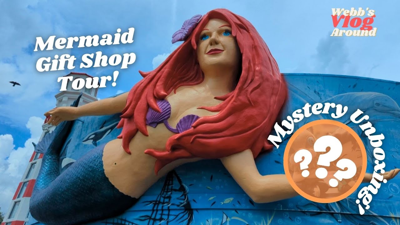 What's New at the Mermaid Gift Shop in Kissimmee & Unboxing Mystery Figures!