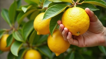 Hoe je citroenbomen meer vruchten laat produceren | Eenvoudige thuismethode @propagatefarm