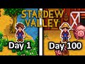 I spent 100 days in stardew valley