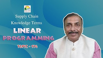 LINEAR PROGRAMMING | Knowledge Terms | Supply Chain  || TOPIC - 194