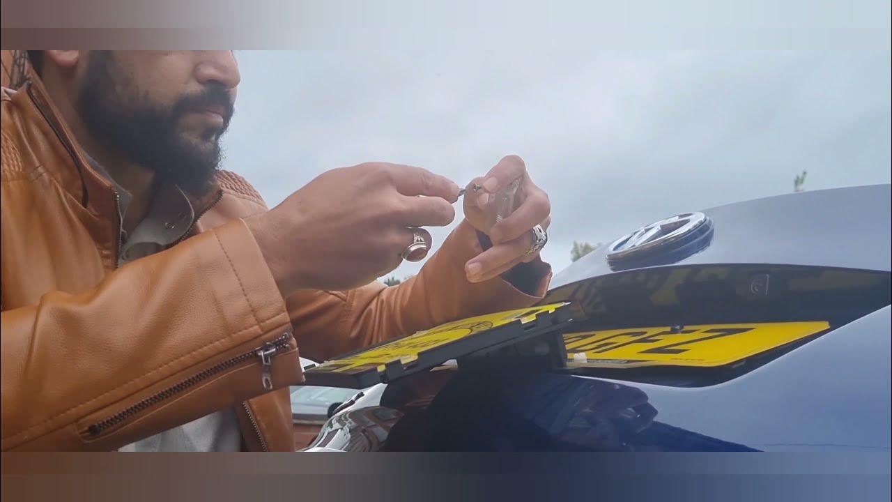 how to replace number plate light toyota Auris 2019 YouTube