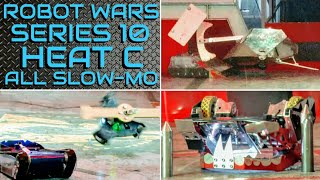 Heat C Series 10 - All Slow-Mo Replays - Robot Wars - 2017