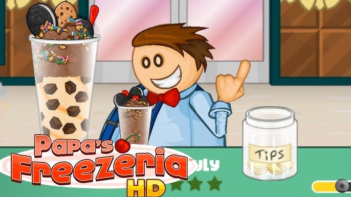 Papa's Freezeria HD Day 20 Customer Cravings Mini Game