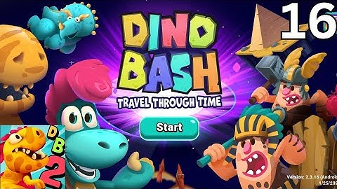 Island 14 | Lvl 5-6 | Dino Bash: Travel Through Time | android gameplay